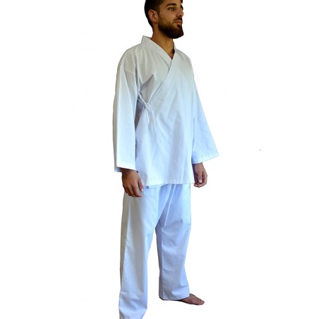 TENUE ZEN MEDITATION COTON BLANC