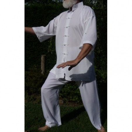 TENUE TAICHI MANCHES 3-4 IVOIRE