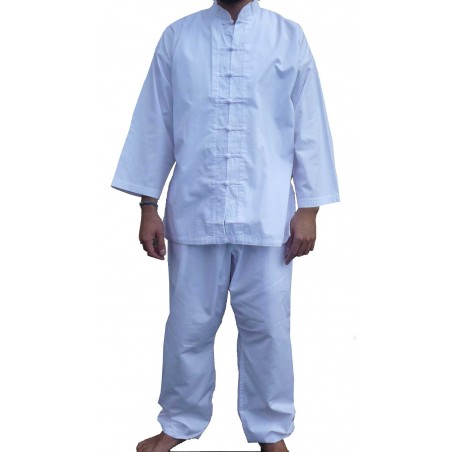 TENUE KUNG FU COTON BLANC