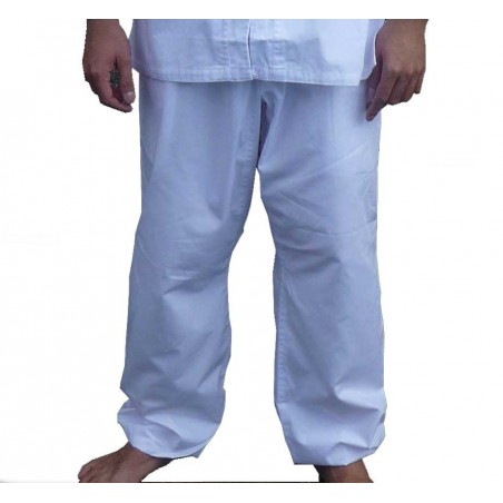 PANTALON KUNG FU COTON BLANC