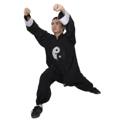 TENUE TAICHI QI GONG avec une broderie yin yang
